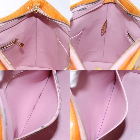 LOUIS VUITTON Monogram Vernis Houston Bag Marshmallow Pink M91302 - Picture 13 of 13